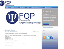 Tablet Screenshot of fop.no